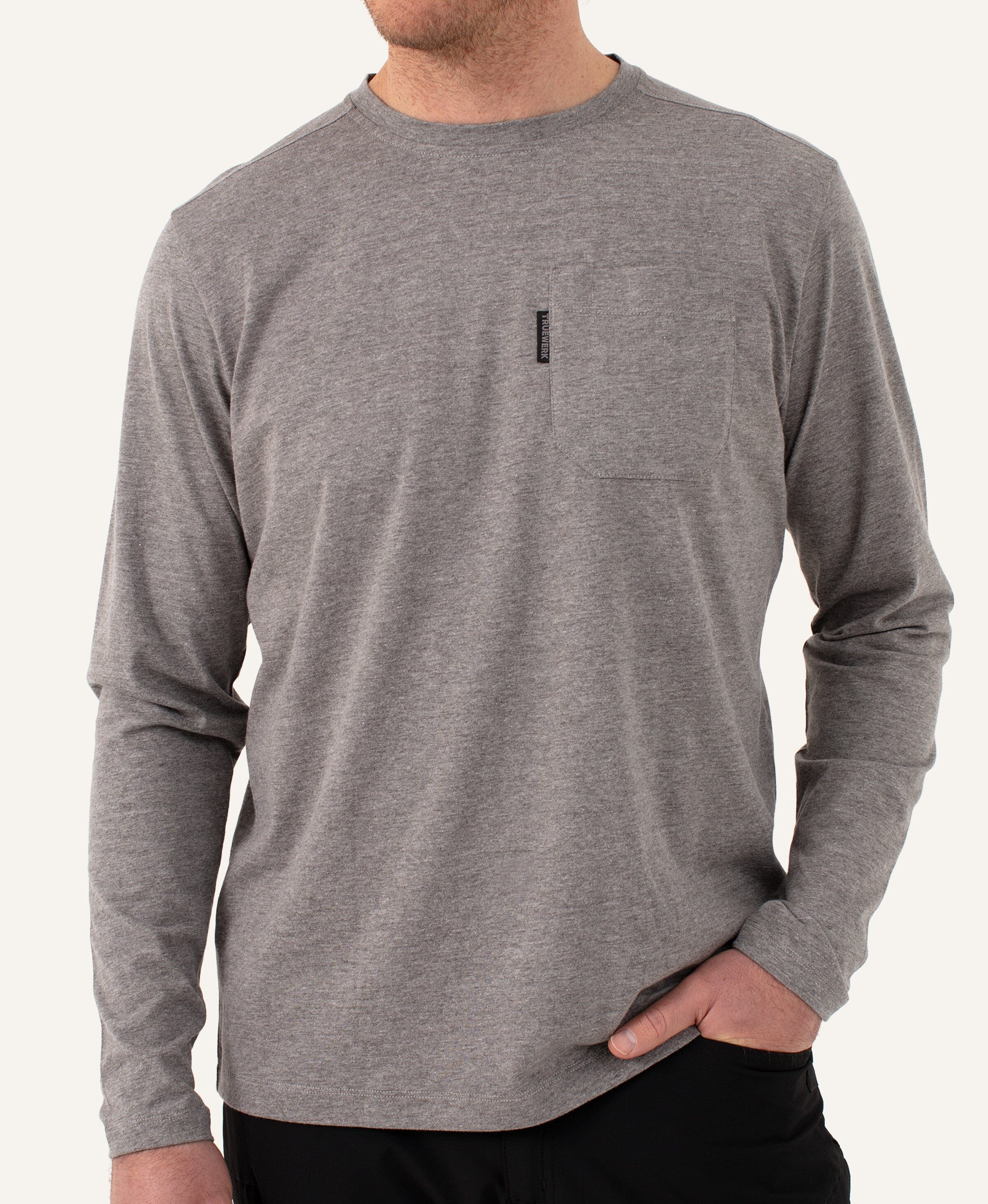 Shop Long Sleeve Pocket WerkTee - Image 3